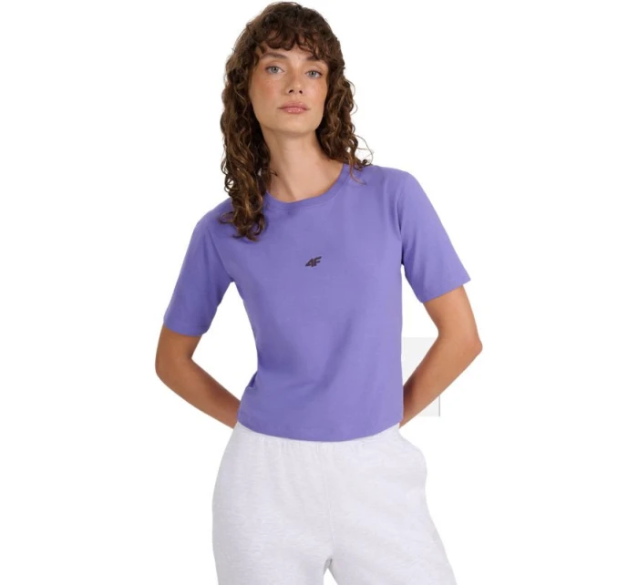 Dámske tričko 4F F2971 fialová 4FWAW25TTSHF2971 51S Dámske tričko 4F F2971 fialová 4FWAW25TTSHF2971 51S
