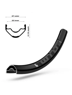 WTB KOM LIGHT i-23 29'' TCS 32 dierový ráfik