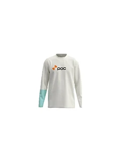 Tričko POC L/S Tee, biele