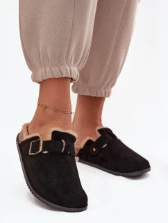 Dámské pantofle s kožešinou s Černé model 21715154 - Boto