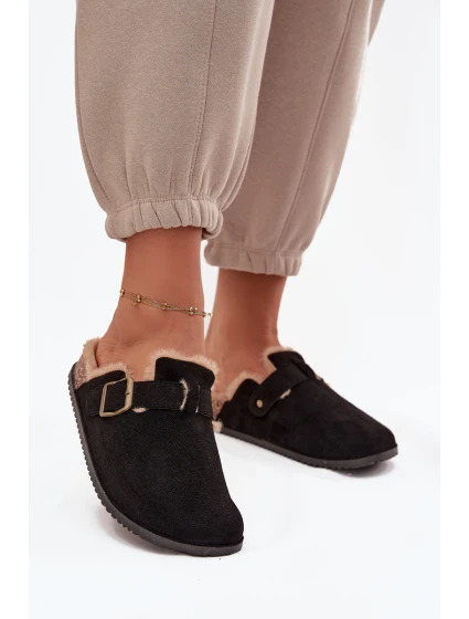 Dámské pantofle s kožešinou s Černé model 21715154 - Boto Dámské pantofle s kožešinou s Černé model 21715154 - Boto