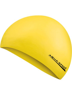 AQUA SPEED Plavecká čiapka Soft Latex Yellow Pattern 18