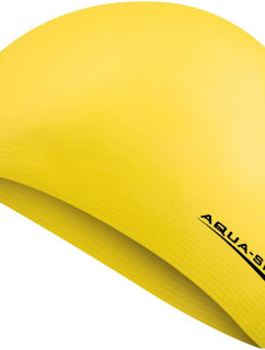 AQUA SPEED Plavecká čepice Soft Latex Yellow Pattern 18