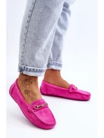 Dámske klasické semišové mokasíny ružové Corinell Dámske klasické semišové mokasíny ružové Corinell