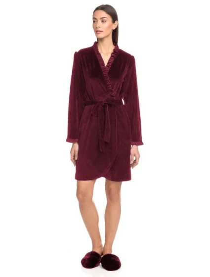 Dámsky župan 15260 - 568 - Vínová - Vamp