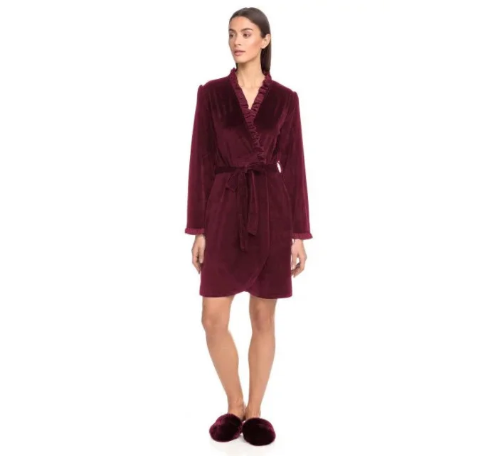 Dámsky župan 15260 - 568 - Vínová - Vamp