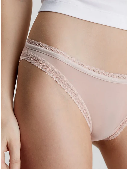 Dámské kalhotky béžové model 19769200 - Calvin Klein Dámské kalhotky béžové model 19769200 - Calvin Klein