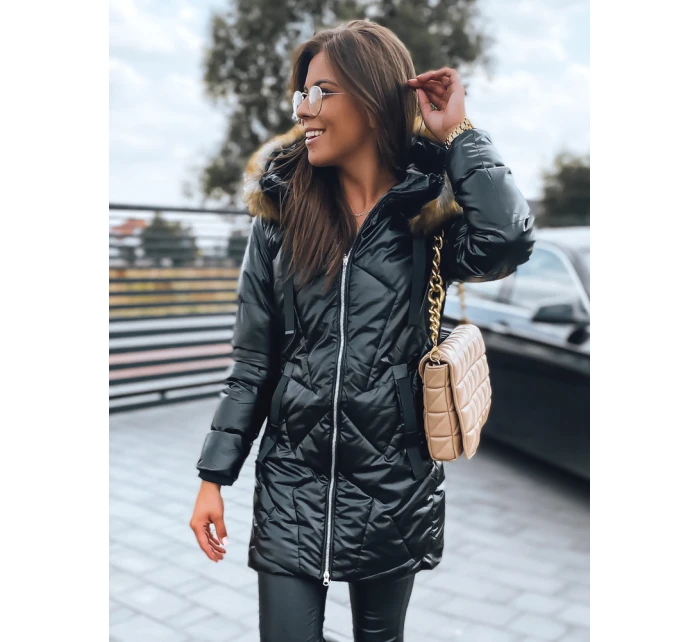 Dámsky zimný kabát ROYAL black FashionStreet TY2948