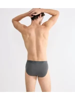 Pánske nohavičky Start Midi C2P box - HNEDÁ - SVETLÁ KOMBINÁCIA - čierna a sivá M003 - SLOGGI