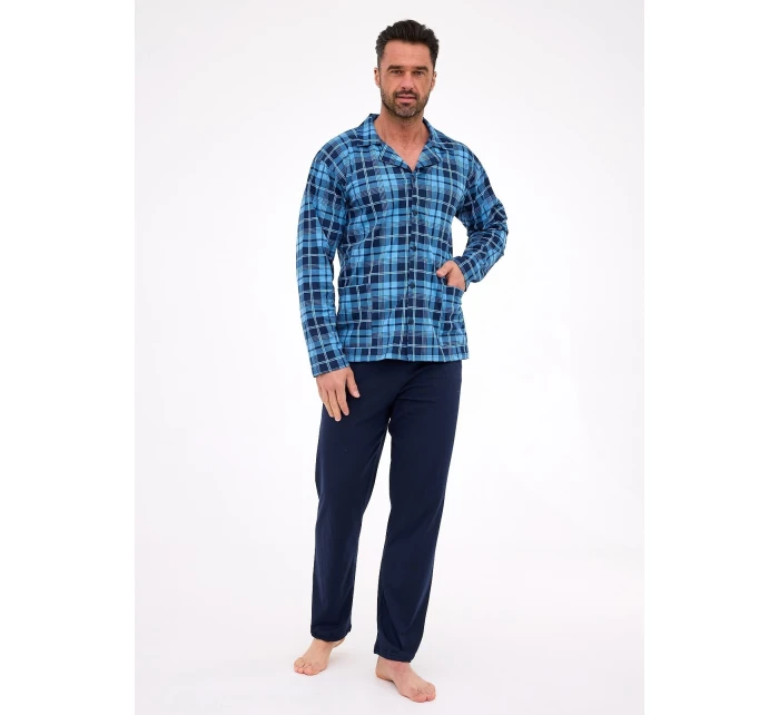 Cornette pyžamo 114/82 long/r M-2XL pánske pyžamo na zips Cornette pyžamo 114/82 long/r M-2XL pánske pyžamo na zips