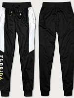 Pánske tepláky čierne (8K199)