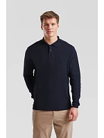 Premium Polo LSL Piqué polo s dlouhým rukávem model 22456839 deep navy - Fruit of the Loom