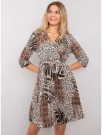 Šaty DHJ SK 11092A 2.01P čierna a béžová Šaty DHJ SK 11092A 2.01P čierna a béžová