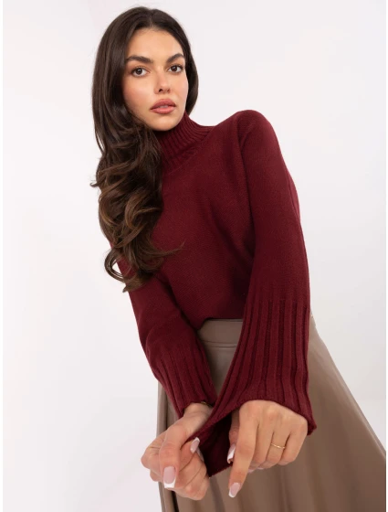 Sweter IT SW model 21469879 bordowy - FPrice
