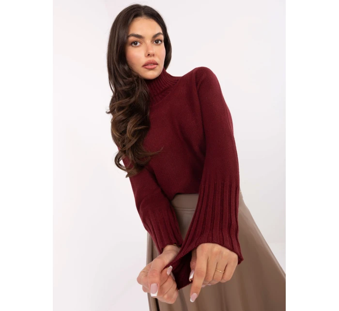 Sweter IT SW model 21469879 bordowy - FPrice