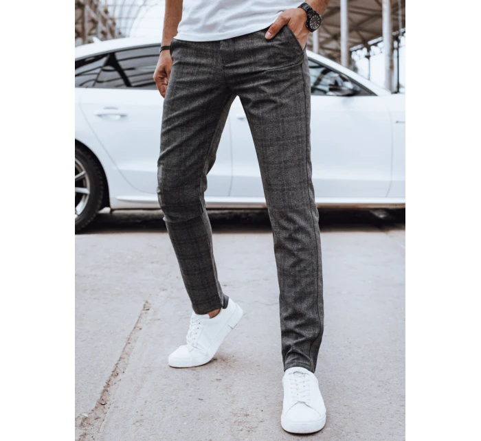 Pánske ležérne nohavice tmavosivé FashionStreet UX4399 Pánske ležérne nohavice tmavosivé FashionStreet UX4399