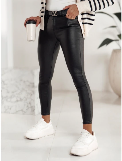 Dámské voskované kalhoty black model 21981204 - Dstreet Dámské voskované kalhoty black model 21981204 - Dstreet