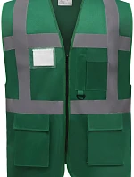 Yoko HVW 801 Hi-Vis multifunkčná vesta 79.W801, farba paramedic green