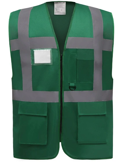 Yoko HVW 801 Hi-Vis multifunkčná vesta 79.W801, farba paramedic green Yoko HVW 801 Hi-Vis multifunkčná vesta 79.W801, farba paramedic green