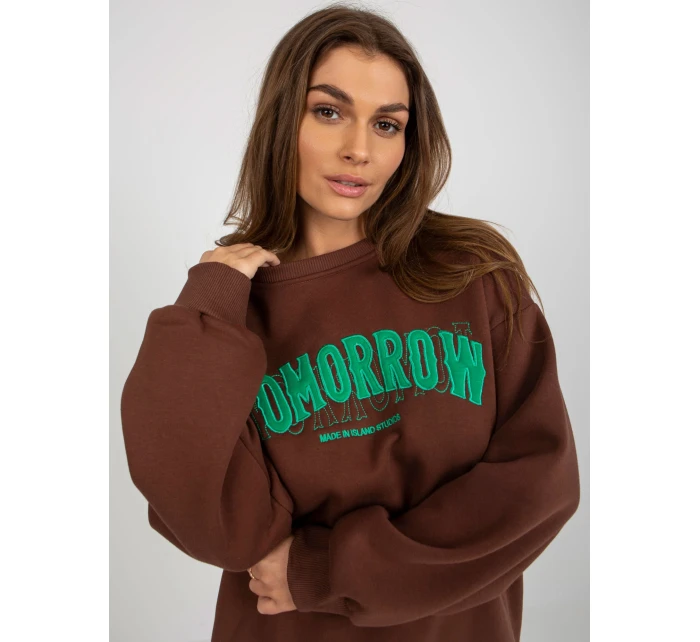 Mikina EM BL 617 7.27 tmavo hnedá