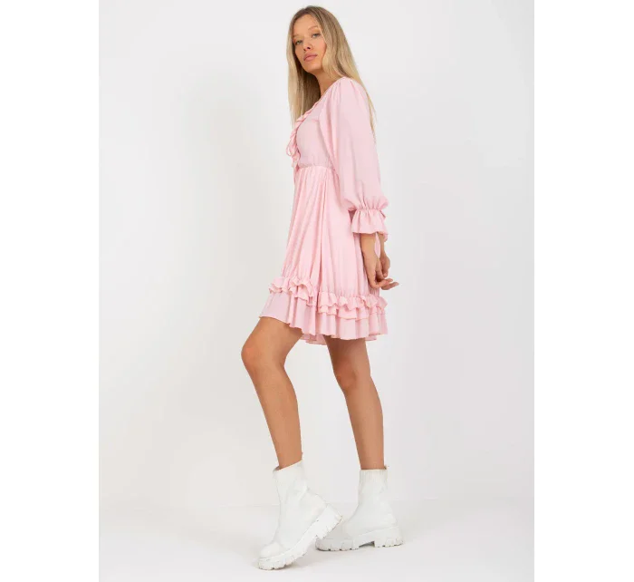 Šaty TW SK BI model 21264349 světle růžová - FPrice Šaty TW SK BI model 21264349 světle růžová - FPrice