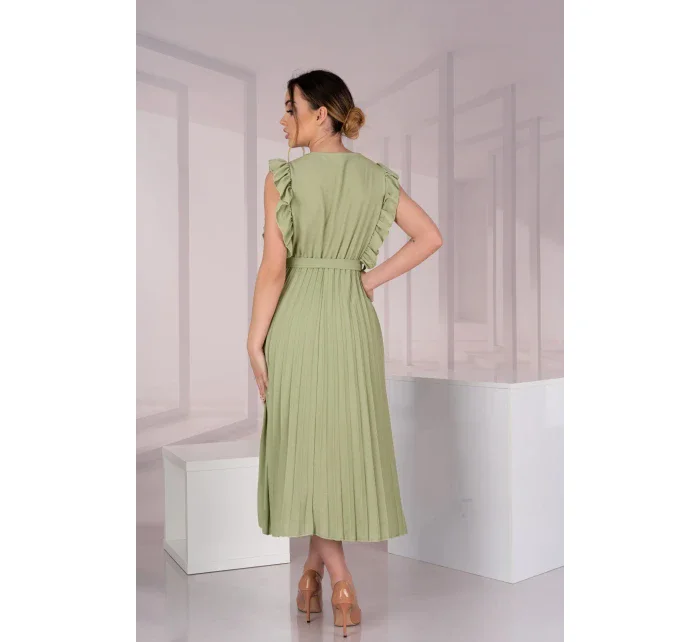 Merlotina Olivové šaty - Merribel