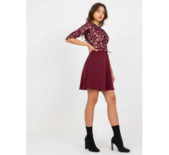 Dámské šaty LK SK model 21884456 fialové - Lakerta