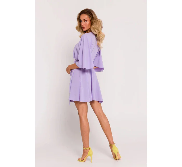 Dámske šaty M785 fialové - MOE