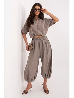 Šnúrové nohavice model 226227 Taliansko Moda