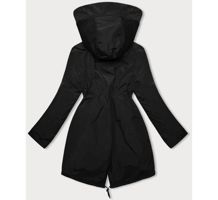 Černá dámská zimní bunda s kapucí Glakate model 21247447 - Miss TiTi