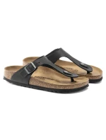 Dámske/pánske žabky Birkenstock Gizeh NU Oiled Black Regular z olejovanej kože pre široké chodidlo (0845251) Dámske/pánske žabky Birkenstock Gizeh NU Oiled Black Regular z olejovanej kože pre široké chodidlo (0845251)