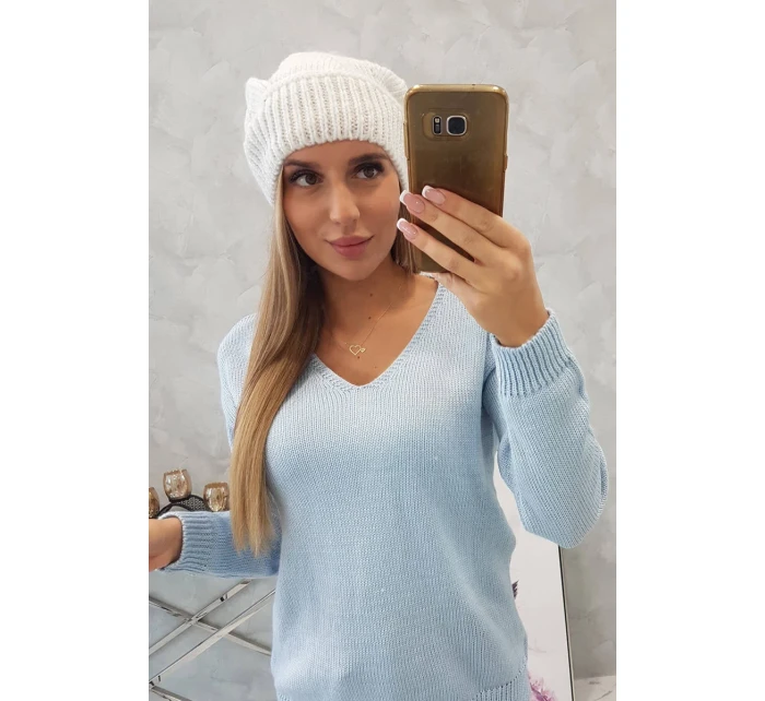 Dámska čiapka Ingrid K371 biela Dámska čiapka Ingrid K371 biela