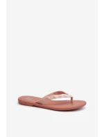 Ploché Dámské Žabky  Růžové model 21661938 - Zaxy