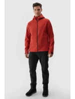 Kurtka Męska Softshell Z Kapturem 4F 4FWAW24TSOFM283-61S Czerwona