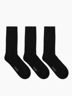 Pánske ponožky štandardnej dĺžky 3Pack - čierne