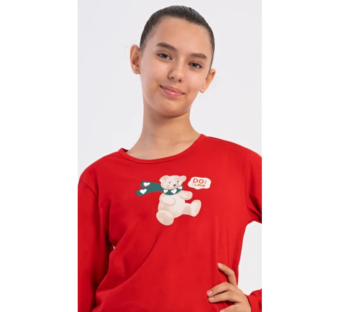 Detské dlhé pyžamo Medveď so šatkou Detské dlhé pyžamo Medveď so šatkou