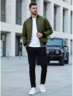 Pánská bunda bomber zelená Dstreet model 21968730 - FashionStreet