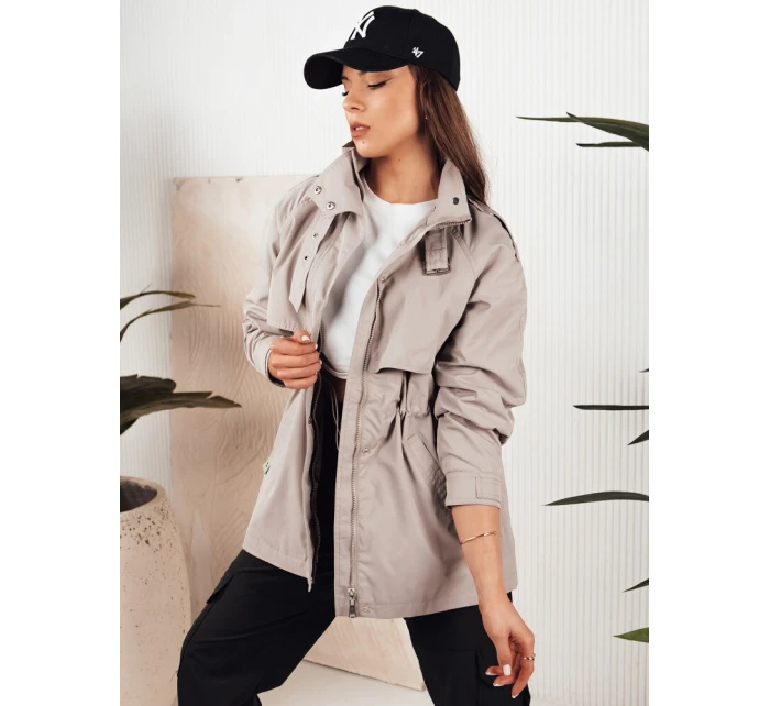 Dámska bunda TILAN beige FashionStreet TY4275