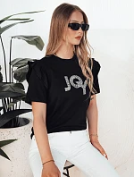 Dámske bavlnené tričko JOY black FashionStreet RY2526