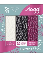sloggi GO Crush Mini C3P – čierna kombinácia – SLOGGI čierna kombinácia – SLOGGI sloggi GO Crush Mini C3P – čierna kombinácia – SLOGGI čierna kombinácia – SLOGGI
