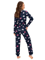 Pyžamo Kiss model 22365434 dlouhý rukáv, velikosti S–XL - Donna