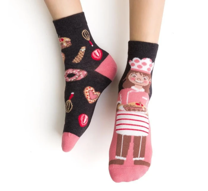 Ponožky Steven art.014 Dievča asymetrické 26-34 Ponožky Steven art.014 Dievča asymetrické 26-34