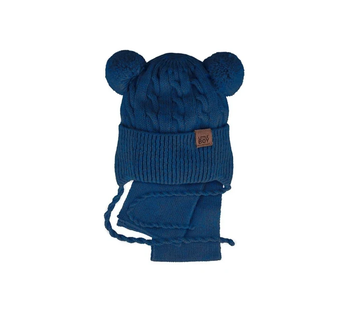 AJS 48-313 Chlapčenský set čiapka+šatka