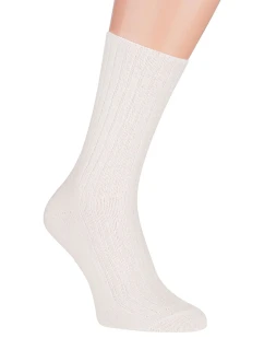 Pánske ponožky 53 cream - Skarpol