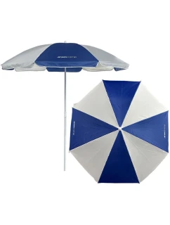 BALKÓNOVÝ PLÁŽOVÝ SLNEČNÍK 160 CM BIELO-MODRÝ 1067643