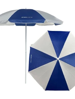 BALKÓNOVÝ PLÁŽOVÝ SLNEČNÍK 160 CM BIELO-MODRÝ 1067643