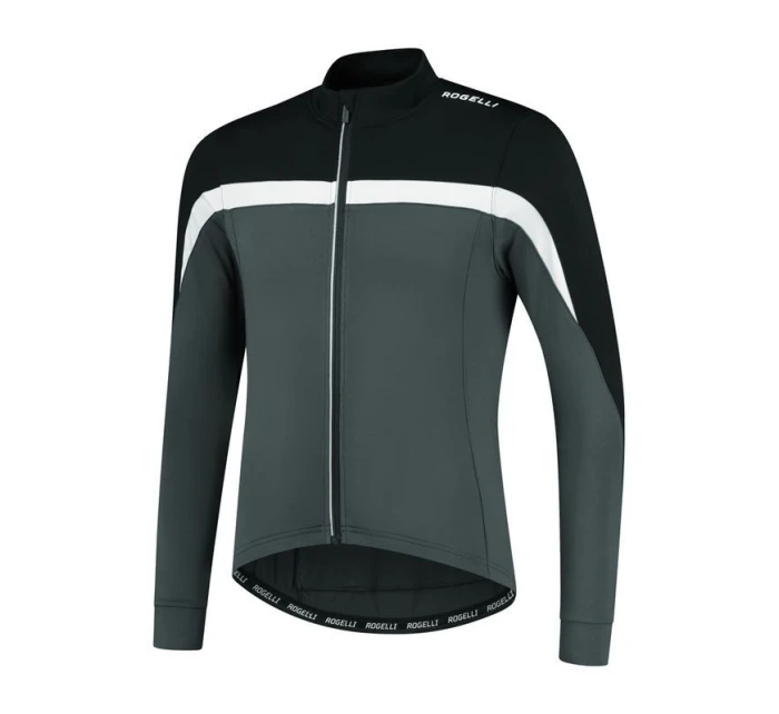 Rogelli COURSE dres s dlhým rukávom sivý L