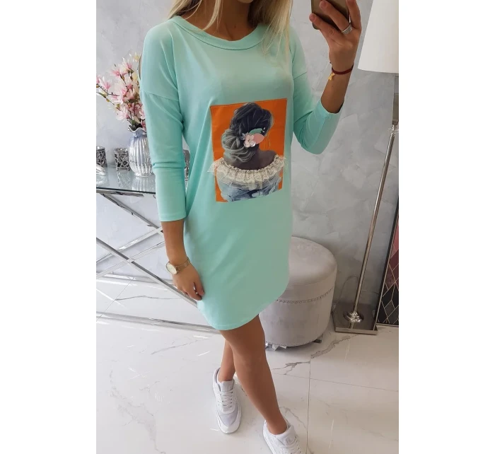 Šaty s 3D mátová model 18744126 - K-Fashion