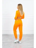 Súprava s blúzkou hore oranžová neónová Súprava s blúzkou hore oranžová neónová