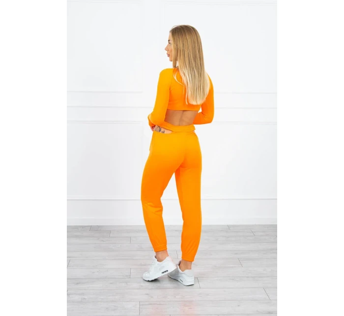 Súprava s blúzkou hore oranžová neónová Súprava s blúzkou hore oranžová neónová